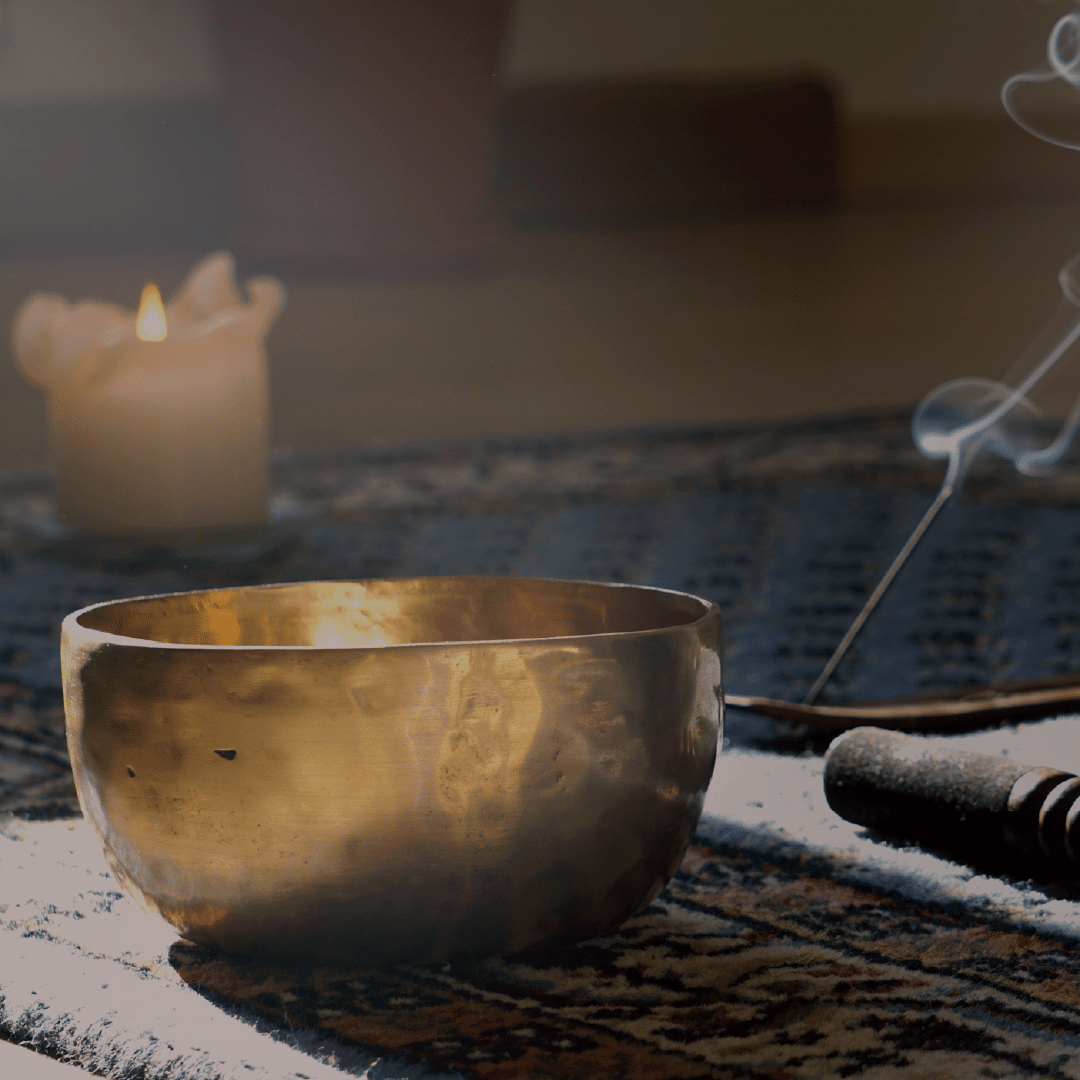 Image of a singing bowl for the Lent Virtual Sit Meditations from the Center for Action and Contemplation