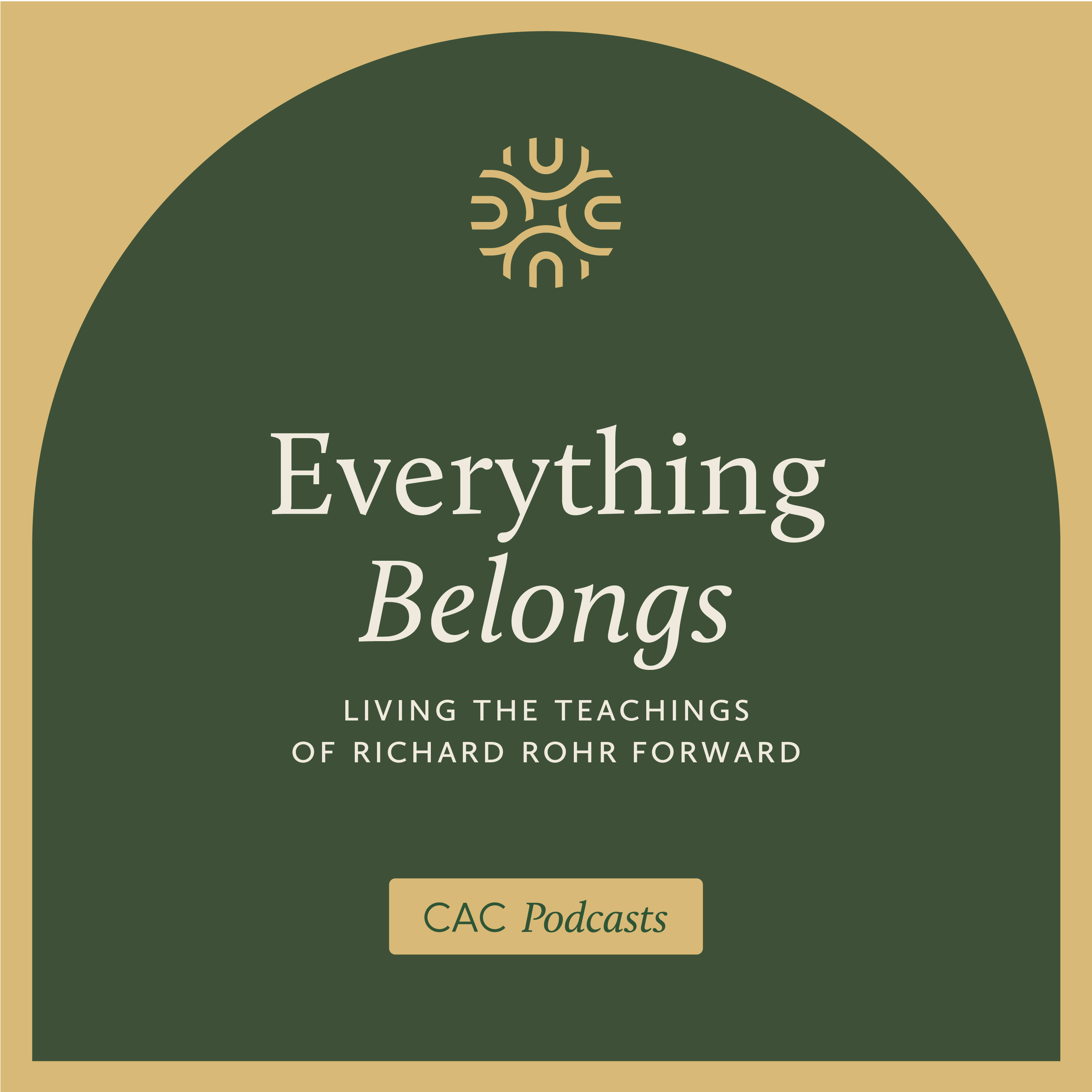 Cover art for the Everything Belongs podcast
